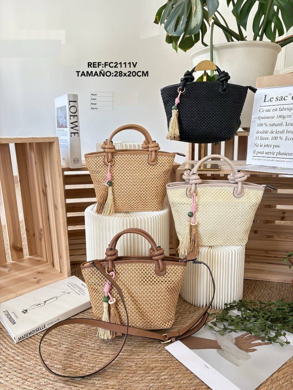 BOLSO RAFIA FC2111V