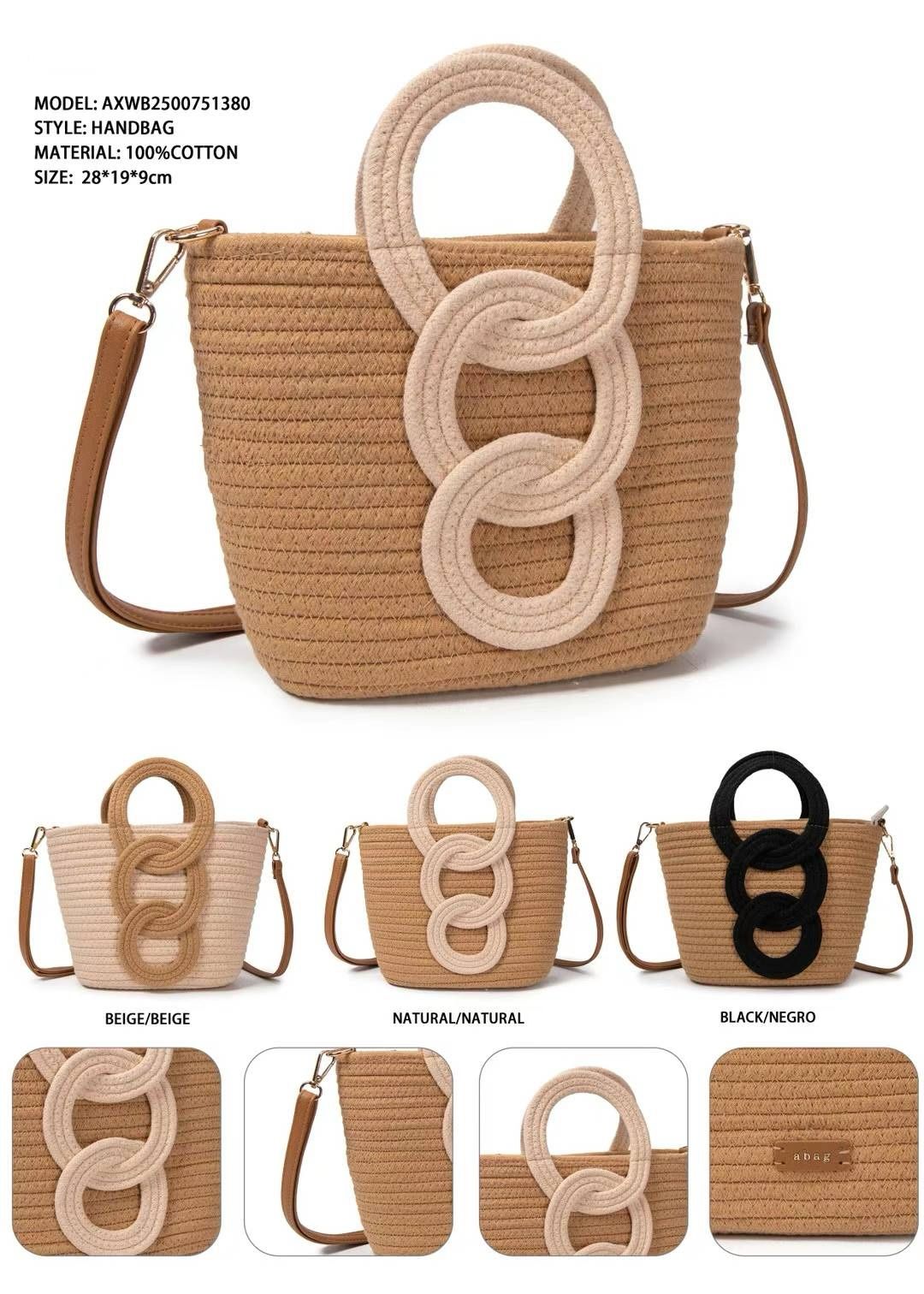 BOLSO RAFIA AXWB2500751380