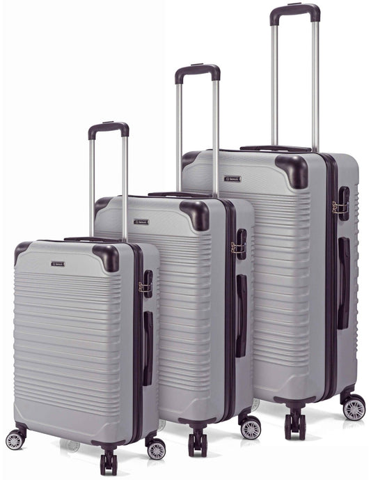 MALETA JUEGO DE 3 ABS 4 RUEDAS DOBLES