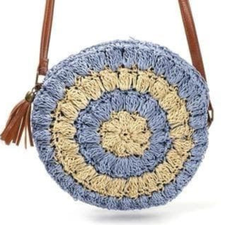 BOLSO RAFIA ASA DE CUERO CL13082