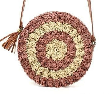 BOLSO RAFIA ASA DE CUERO CL13082