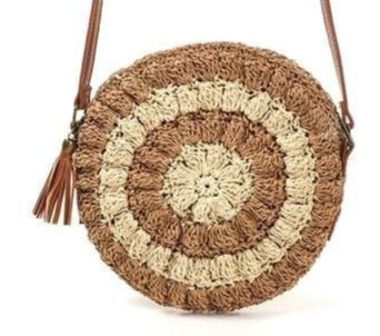 BOLSO RAFIA ASA DE CUERO CL13082