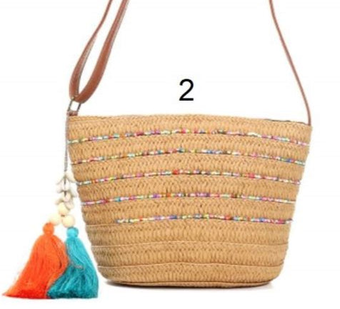 BOLSO RAFIA ASA DE CUERO CL13053