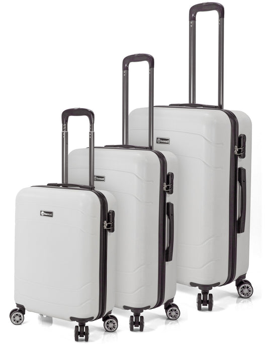 MALETA JUEGO DE 3 ABS 4 RUEDAS DOBLES