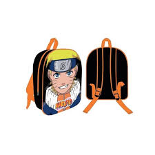 MOCHILA INFANTIL PEQUEÑA 3D NARUTO
