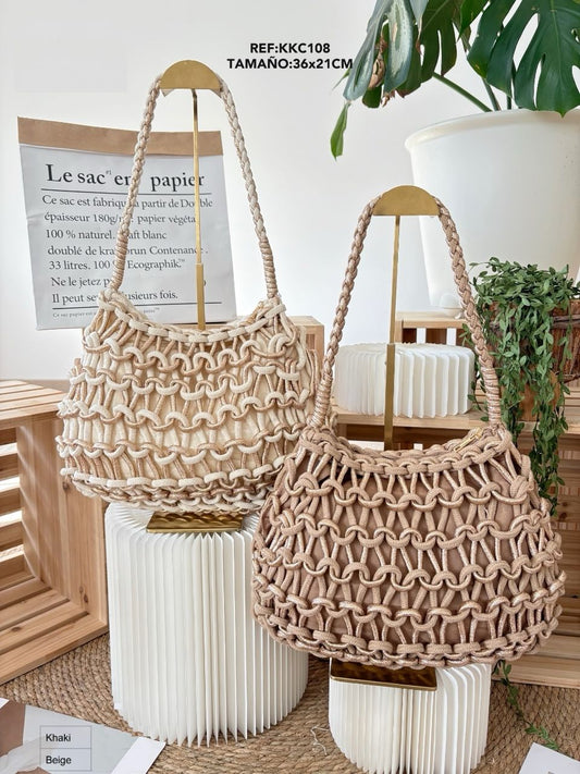 BOLSO MACRAME(CROCHE) KKC108