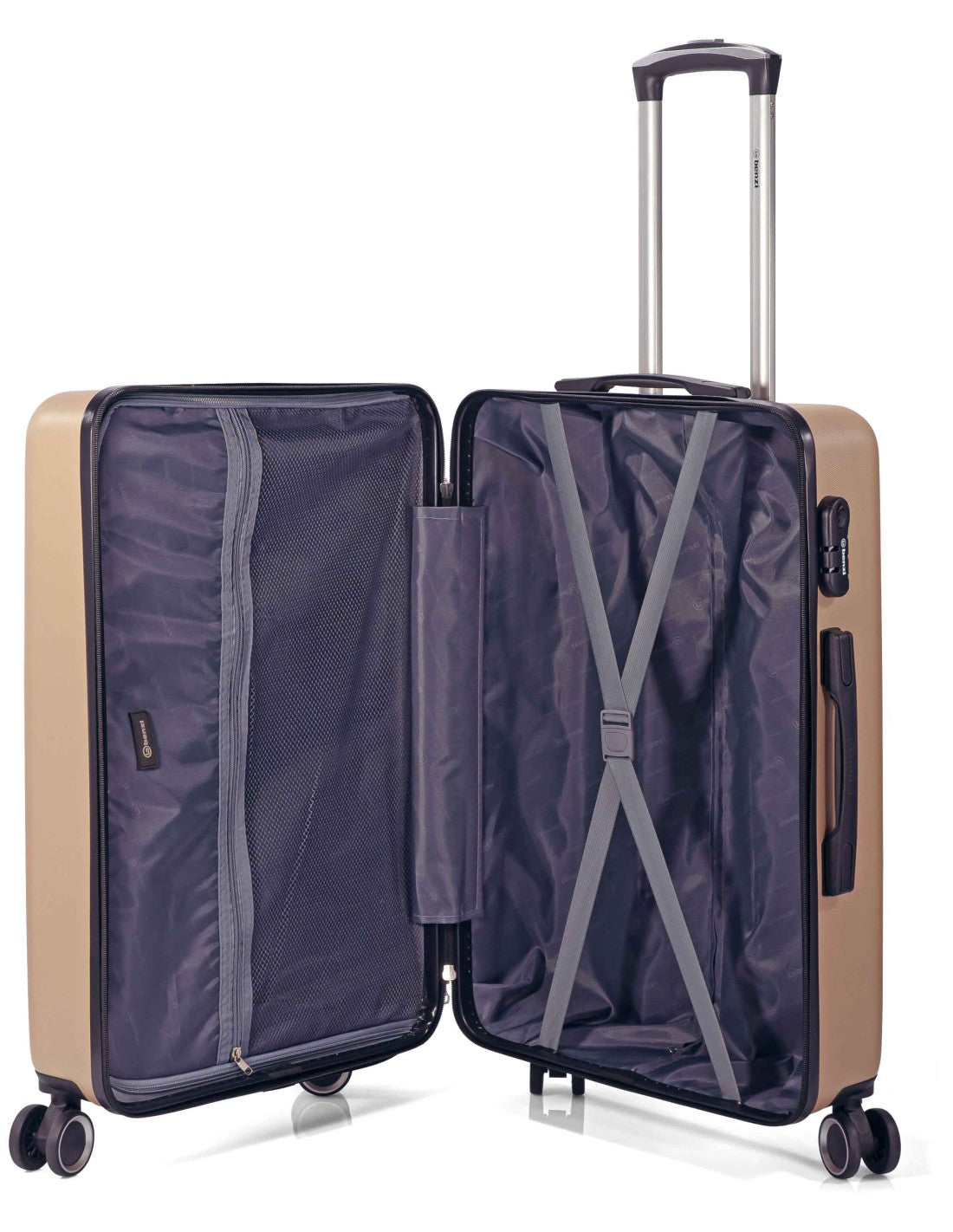 MALETA JUEGO DE 3 ABS 4 RUEDAS DOBLES