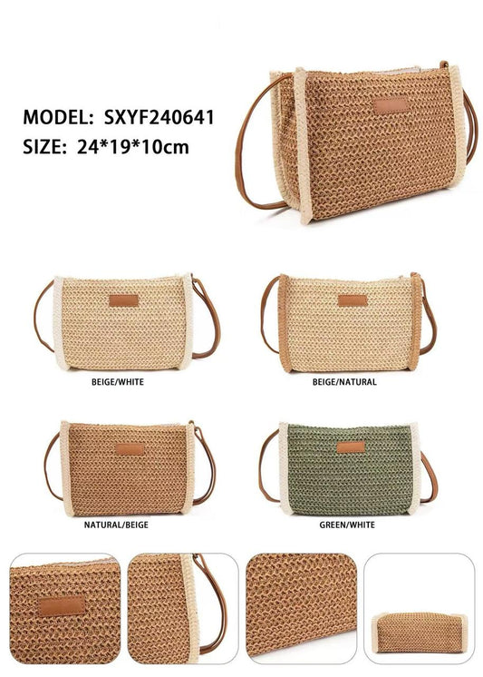 BANDOLERA RAFIA SXYF240641