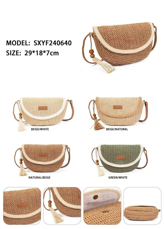 BANDOLERA RAFIA SXYF240640