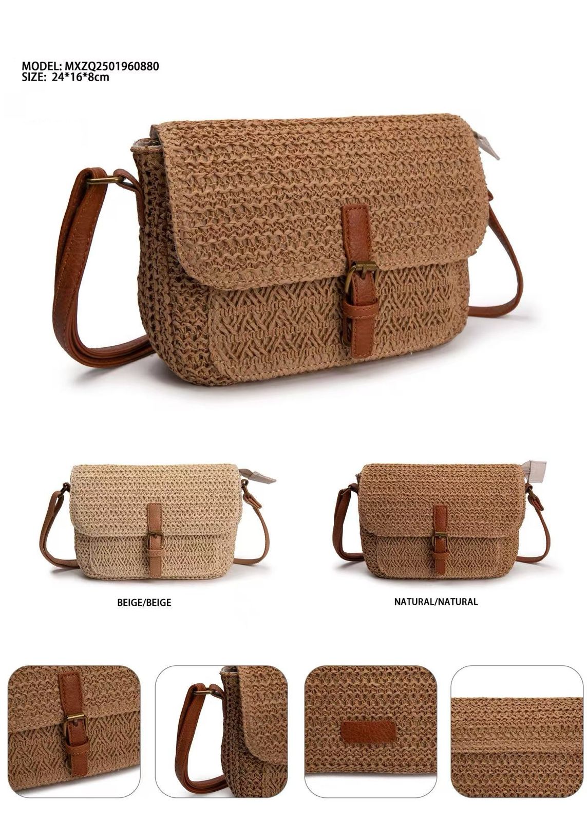 BANDOLERA RAFIA MXZQ2501960880
