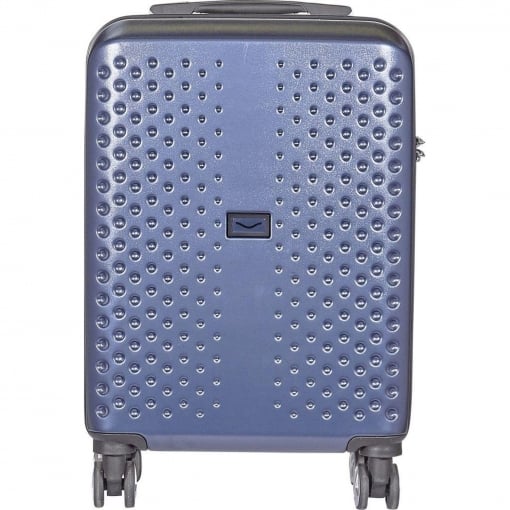 MALETA DOTS POLICARBONATO 54 CM 8 RUEDAS AZUL MARINO