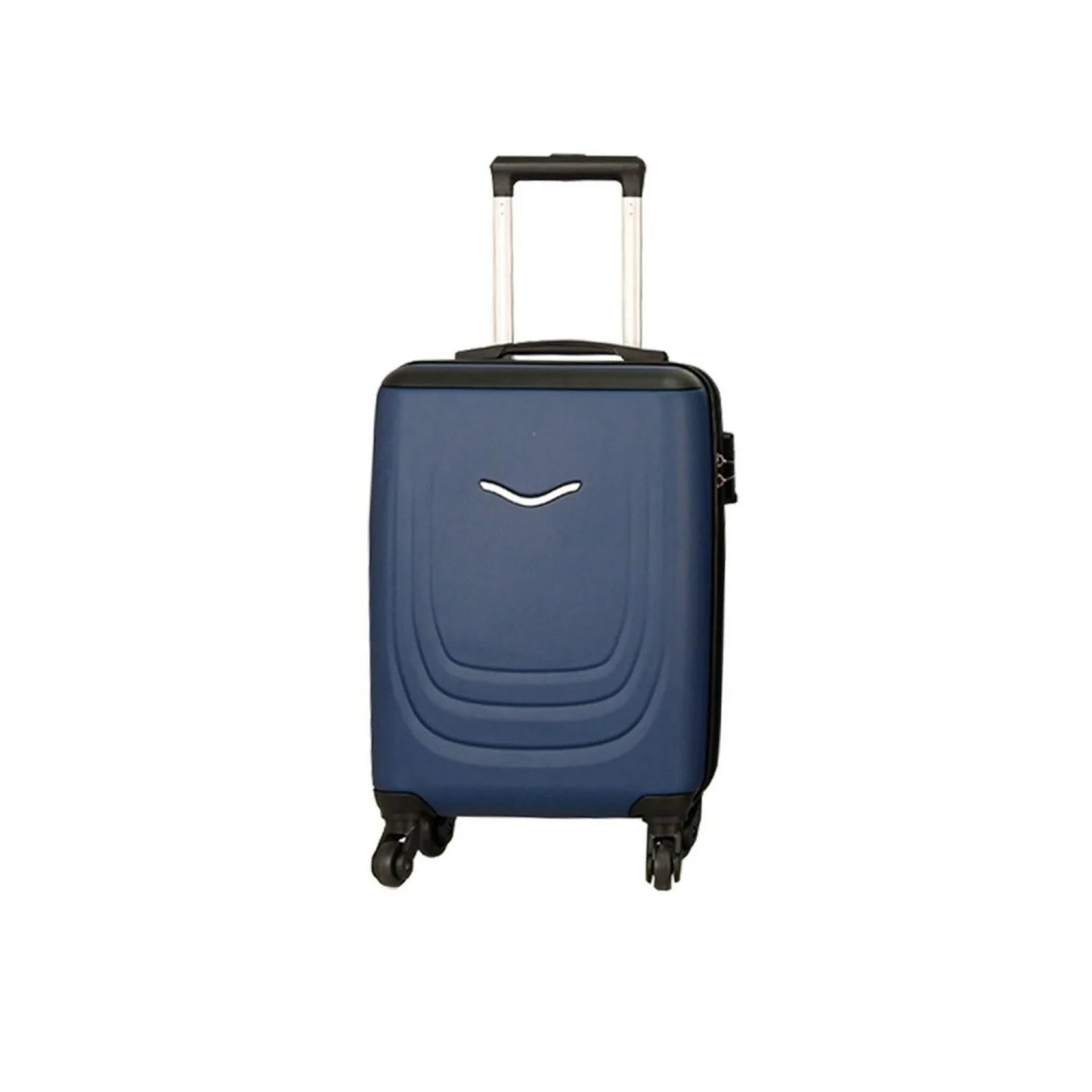 MALETA DE CABINA RÍGIDA 55 CM, 4 RUEDAS, CON CERRADURAS DE DIAL, STAR PLUS, AZUL MARINO