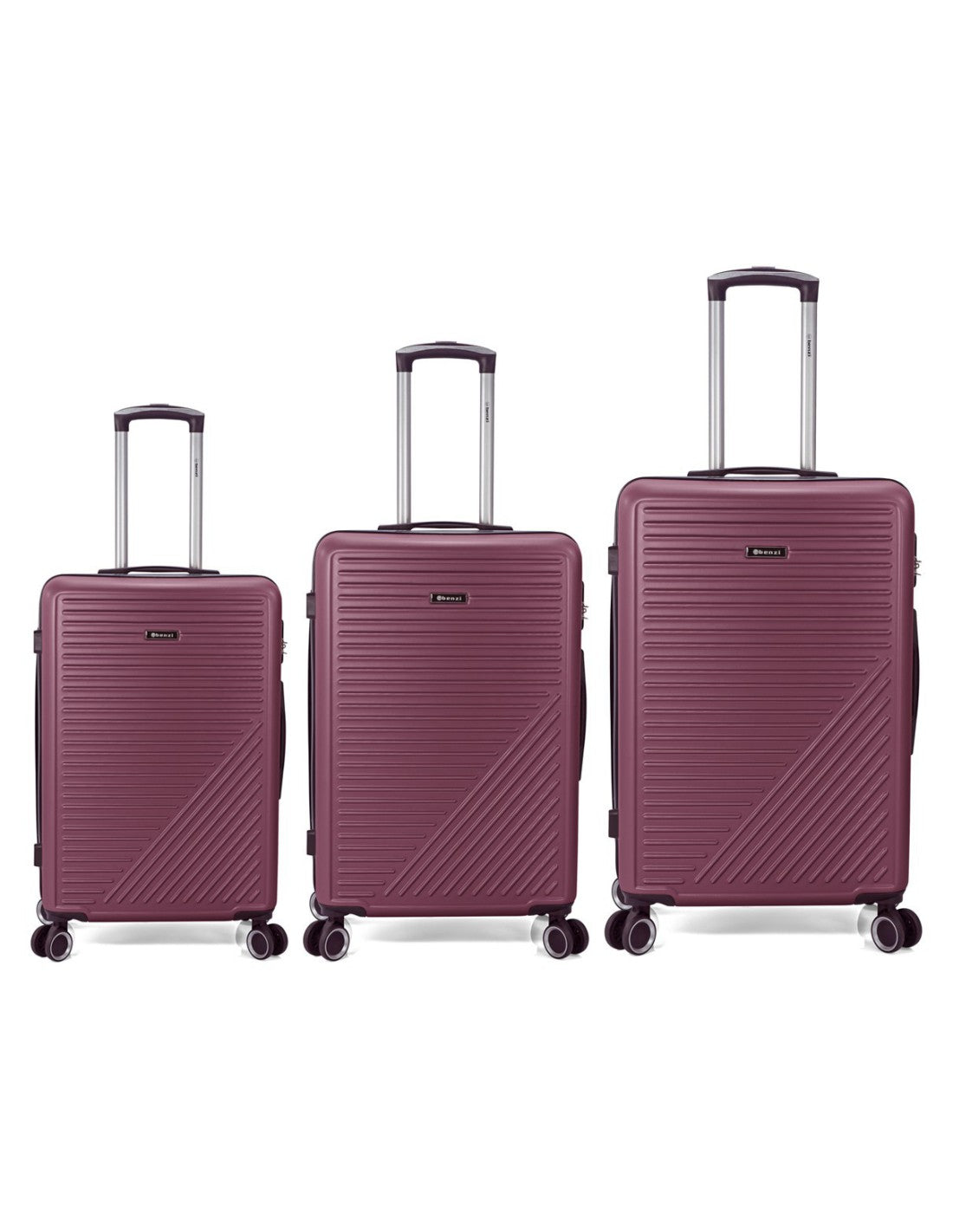 MALETA JUEGO DE 3 ABS 4 RUEDAS DOBLES