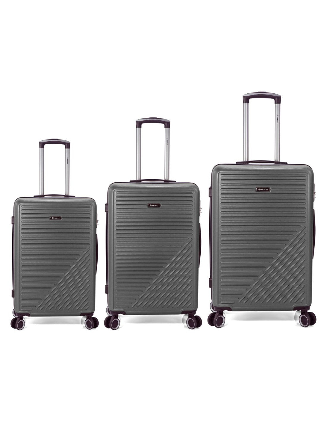 MALETA JUEGO DE 3 ABS 4 RUEDAS DOBLES