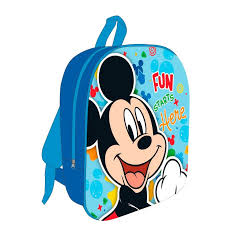 MOCHILA INFANTIL PEQUEÑA 3D DISNEY MICKEY