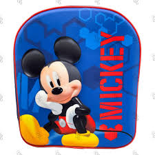 MOCHILA INFANTIL PEQUEÑA 3D DISNEY MICKEY