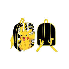 MOCHILA INFANTIL 3D POKEMON PIKACHU